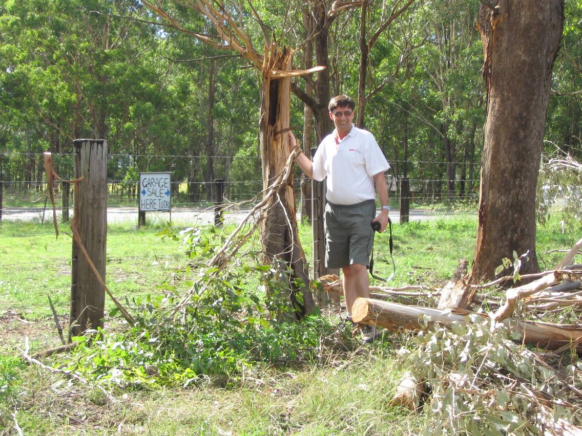 disasters storm_damage : Marsden Park, NSW   5 February 2005