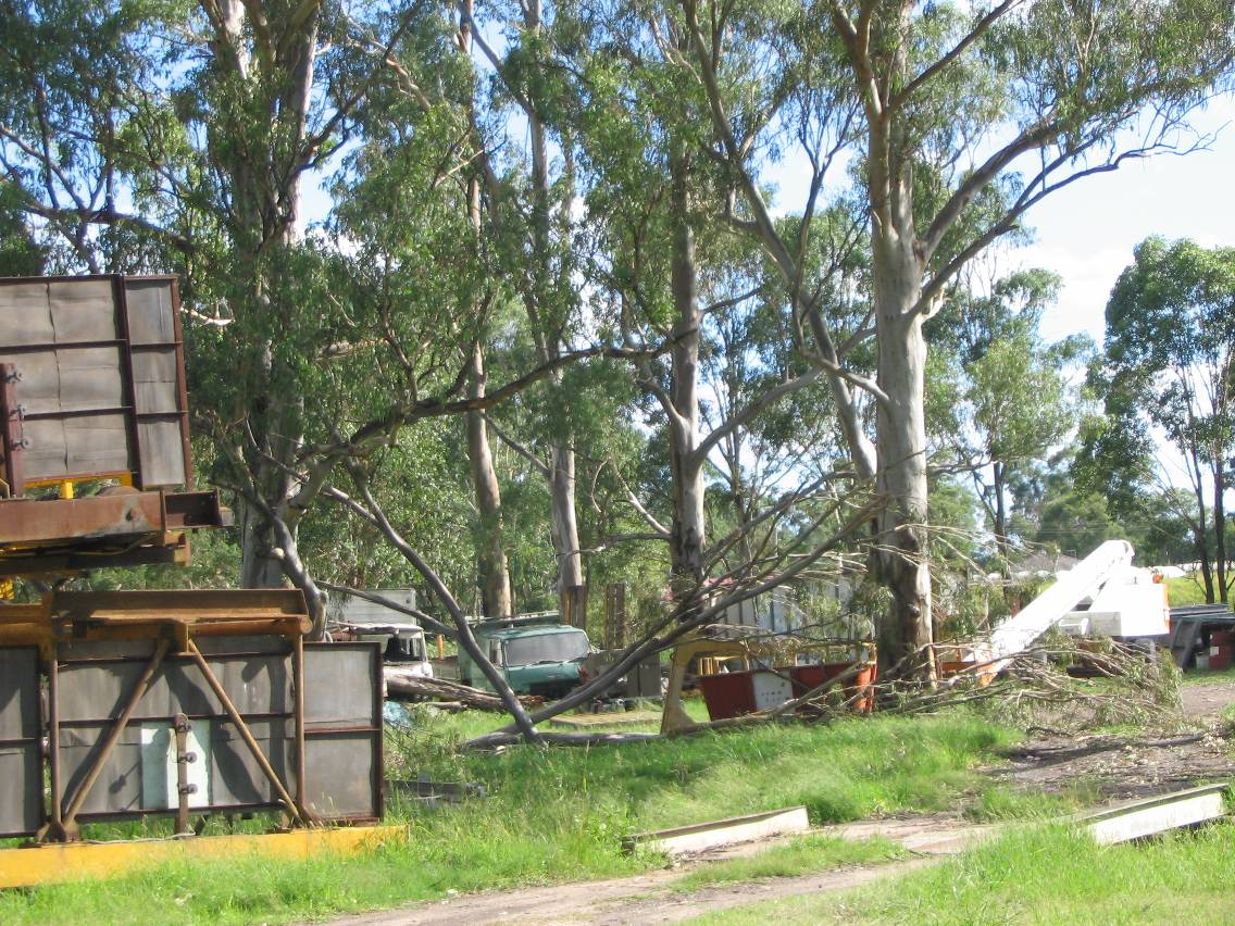 disasters storm_damage : Marsden Park, NSW   5 February 2005