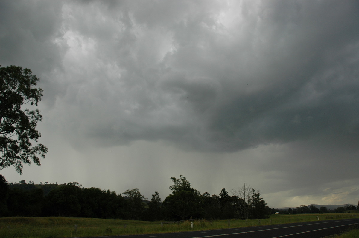 cumulonimbus thunderstorm_base : near Kyogle, NSW   22 February 2005