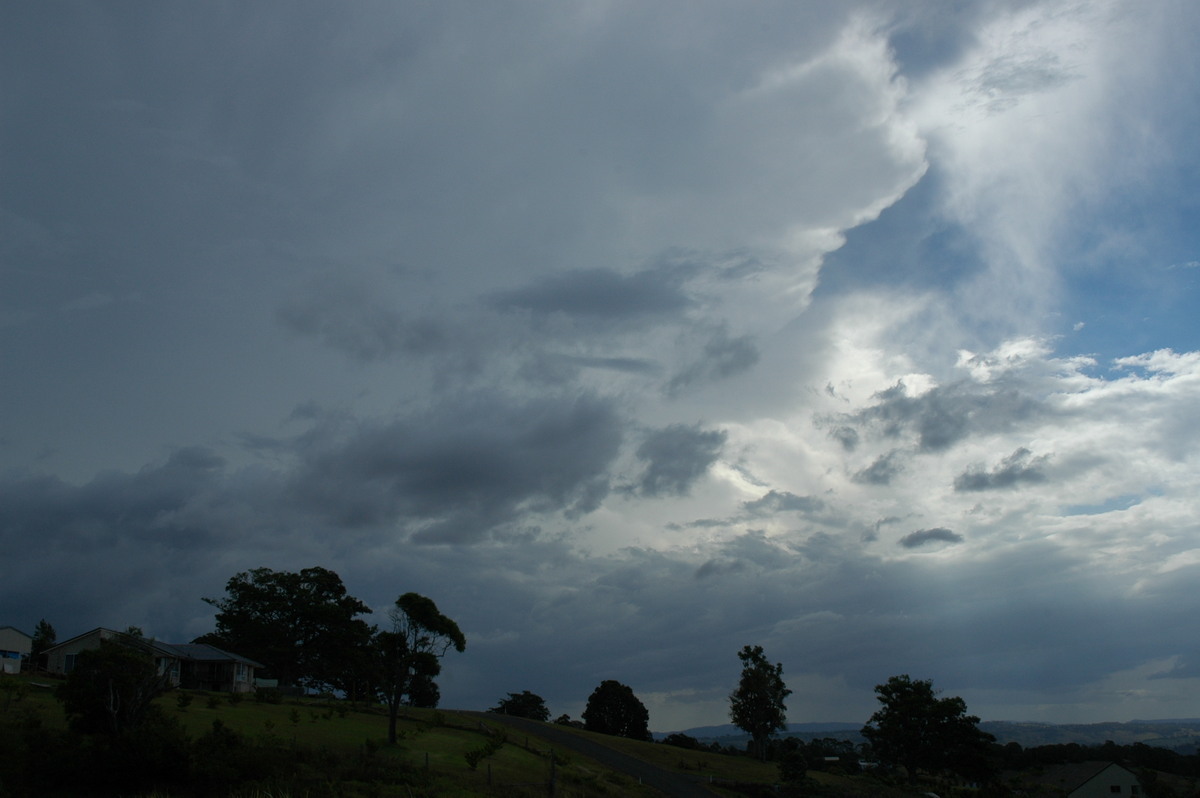 thunderstorm cumulonimbus_incus : McLeans Ridges, NSW   8 March 2005