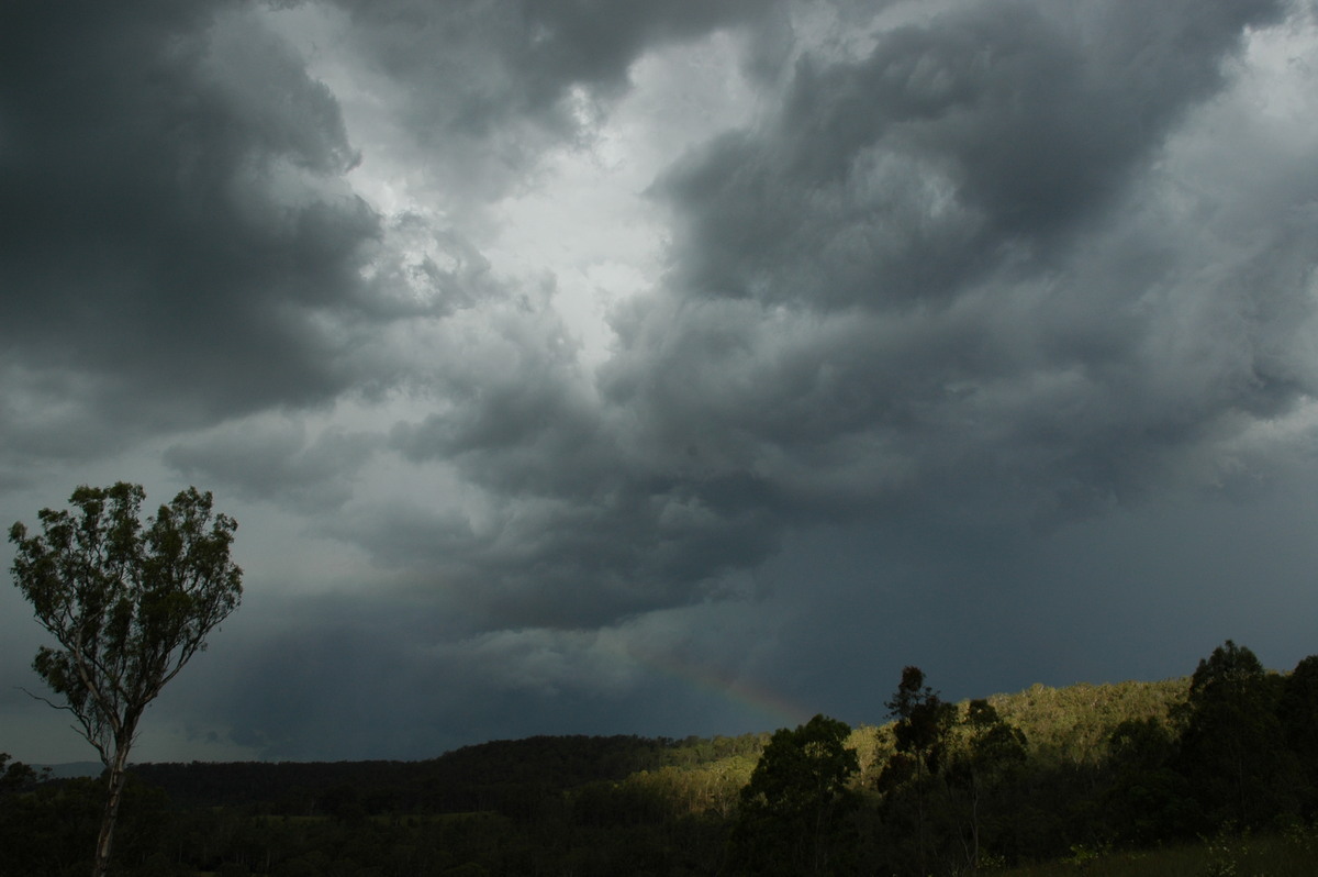 cumulonimbus thunderstorm_base : near Tabulam, NSW   10 March 2005