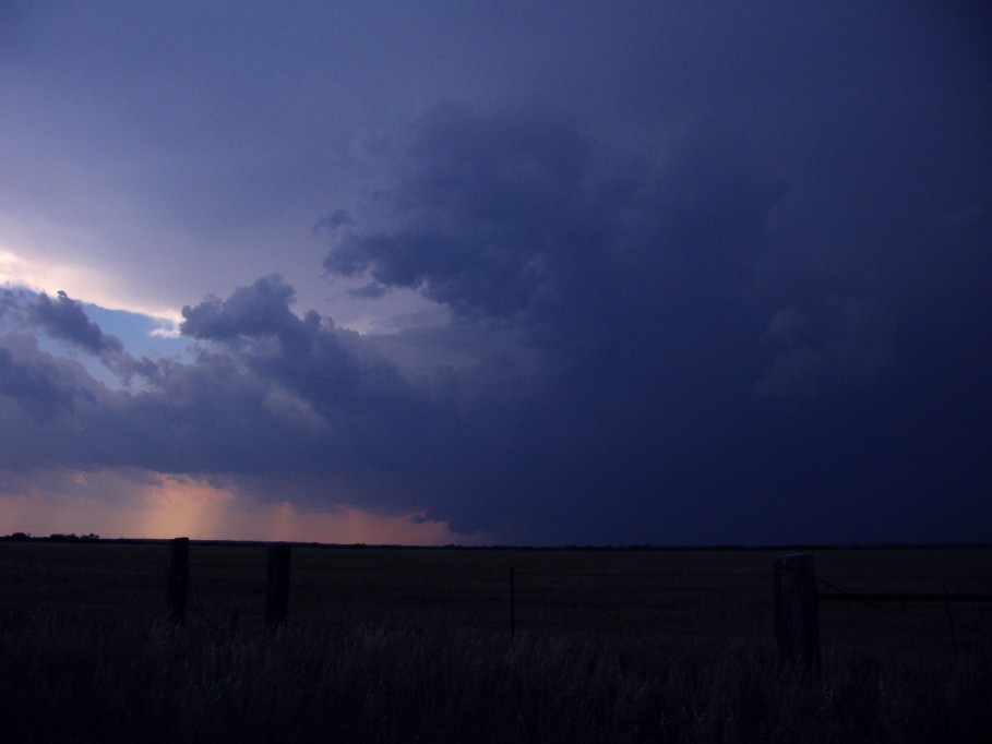 cumulonimbus supercell_thunderstorm : near Paducah, Texas, USA   13 May 2005