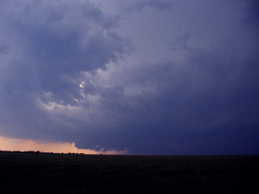 cumulonimbus supercell_thunderstorm : near Paducah, Texas, USA   13 May 2005