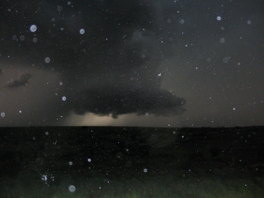 wallcloud thunderstorm_wall_cloud : S of Santa Rosa, New Mexico, USA   25 May 2005