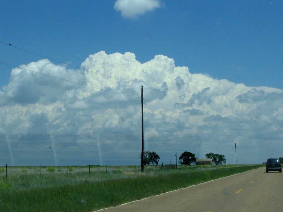 cumulonimbus supercell_thunderstorm : Bellview, New Mexico, USA   31 May 2005