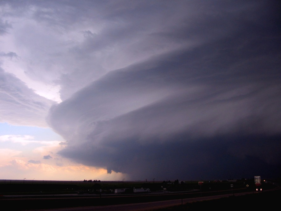 shelfcloud shelf_cloud : I-70 near Flagler, Colorado, USA   2 June 2005