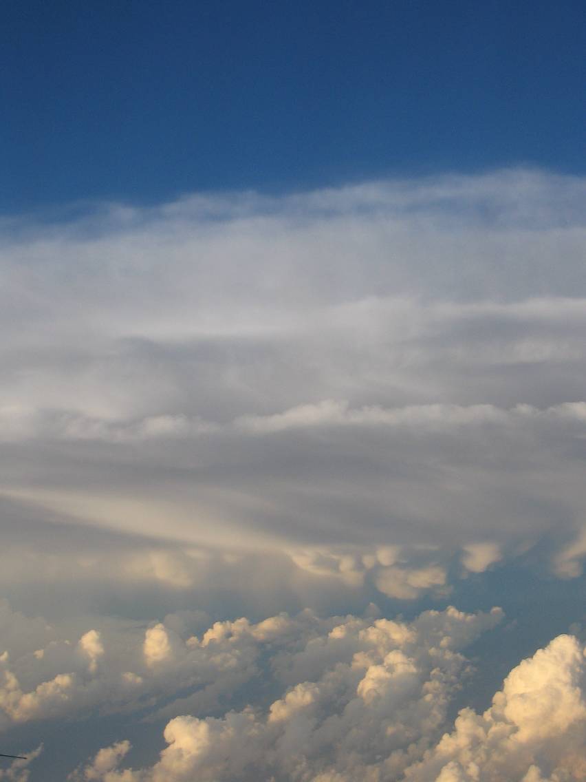 cumulonimbus supercell_thunderstorm : above W Texas, USA   9 June 2005