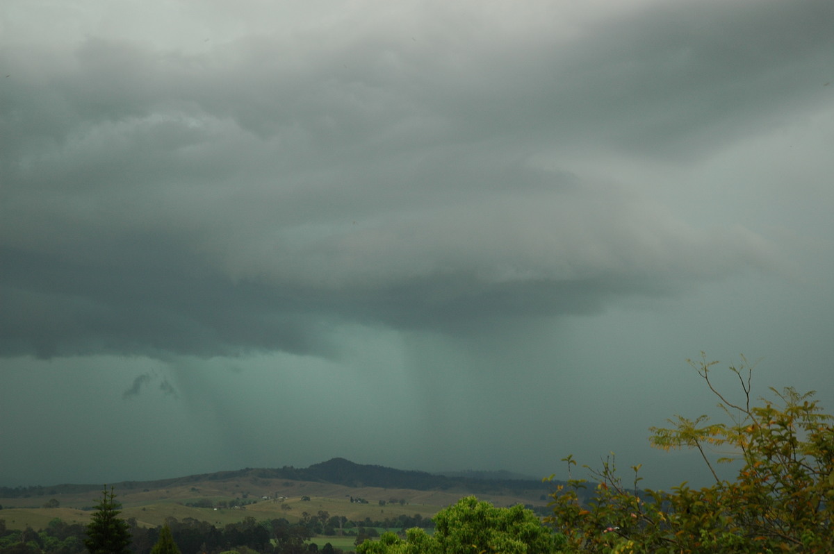 cumulonimbus thunderstorm_base : Kyogle, NSW   27 September 2005