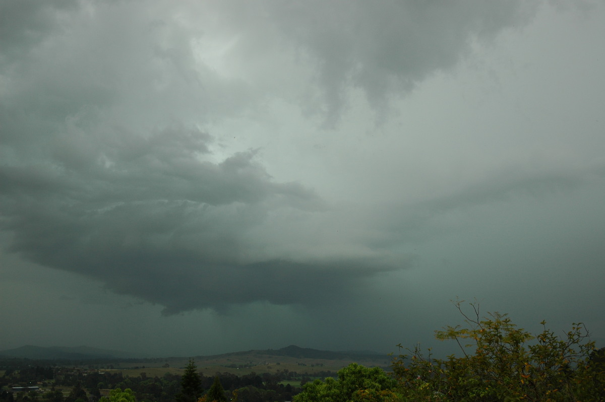 cumulonimbus thunderstorm_base : Kyogle, NSW   27 September 2005