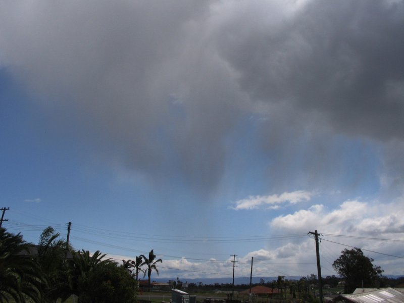 raincascade precipitation_cascade : Schofields, NSW   29 September 2005