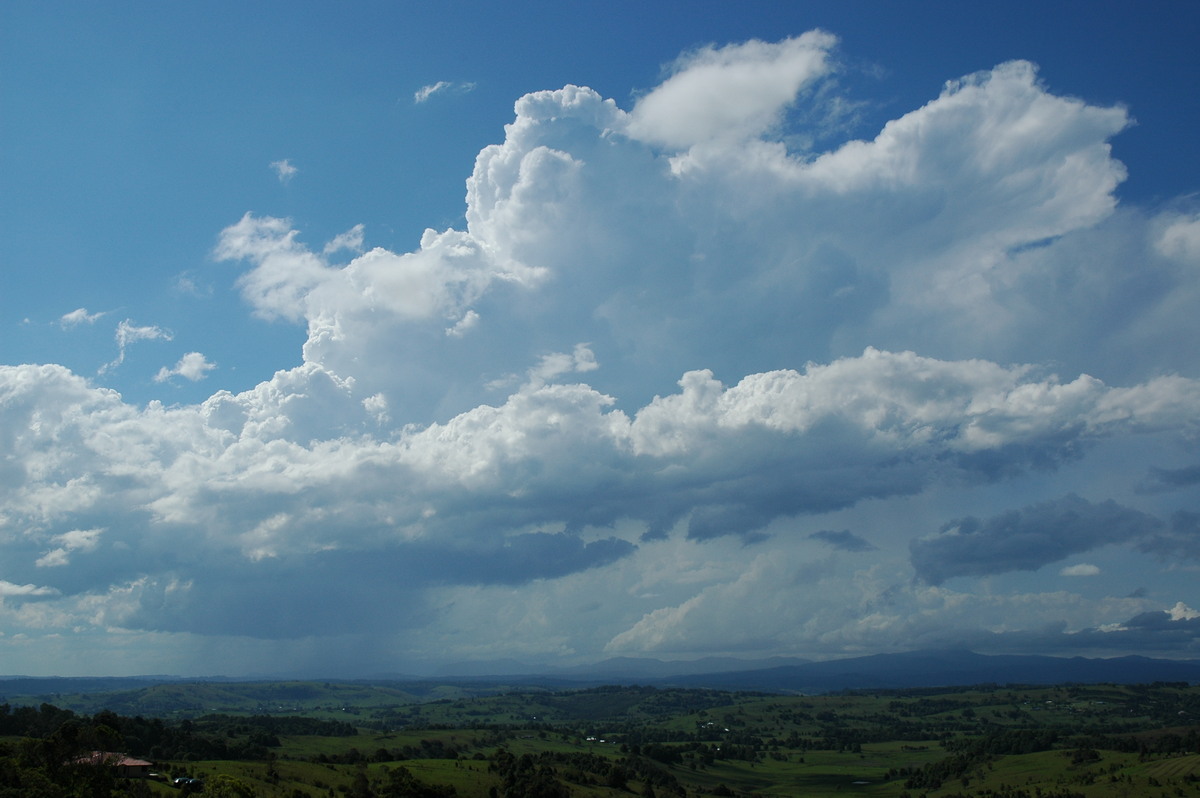 thunderstorm cumulonimbus_incus : McLeans Ridges, NSW   23 October 2005