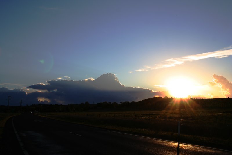 sunset sunset_pictures : Blaney, NSW   24 October 2005