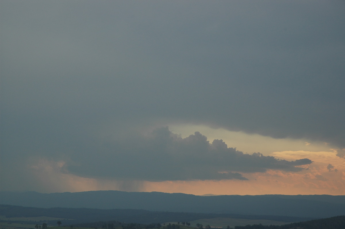 cumulonimbus thunderstorm_base : Mallanganee NSW   24 October 2005