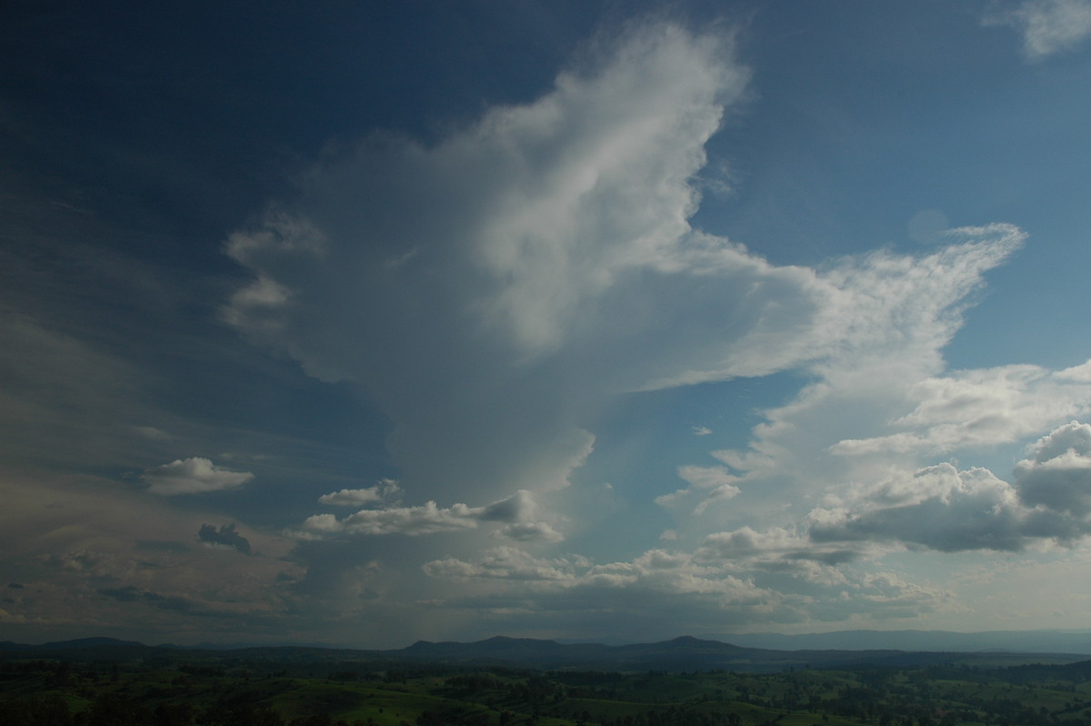 anvil thunderstorm_anvils : Mallanganee NSW   9 November 2005