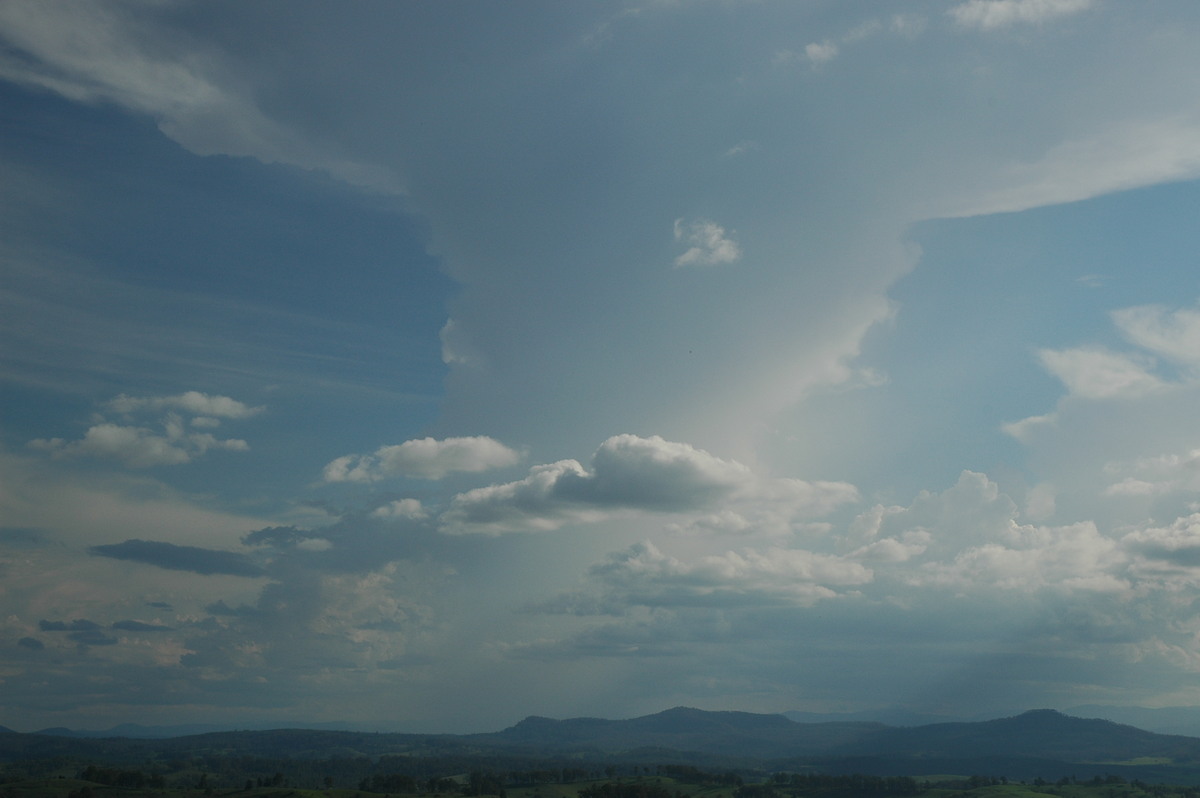 anvil thunderstorm_anvils : Mallanganee NSW   9 November 2005