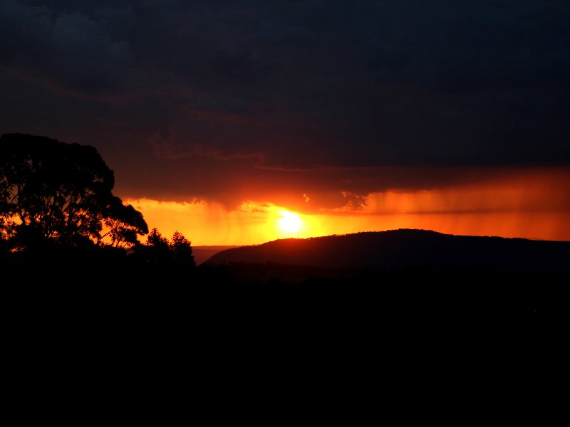 sunset sunset_pictures : Mt Lambie, NSW   22 November 2005