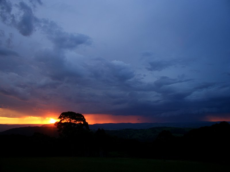 sunset sunset_pictures : Mt Lambie, NSW   22 November 2005