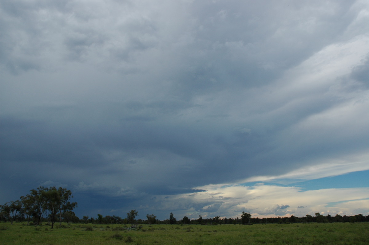 anvil thunderstorm_anvils : Collarenabri, NSW   26 November 2005