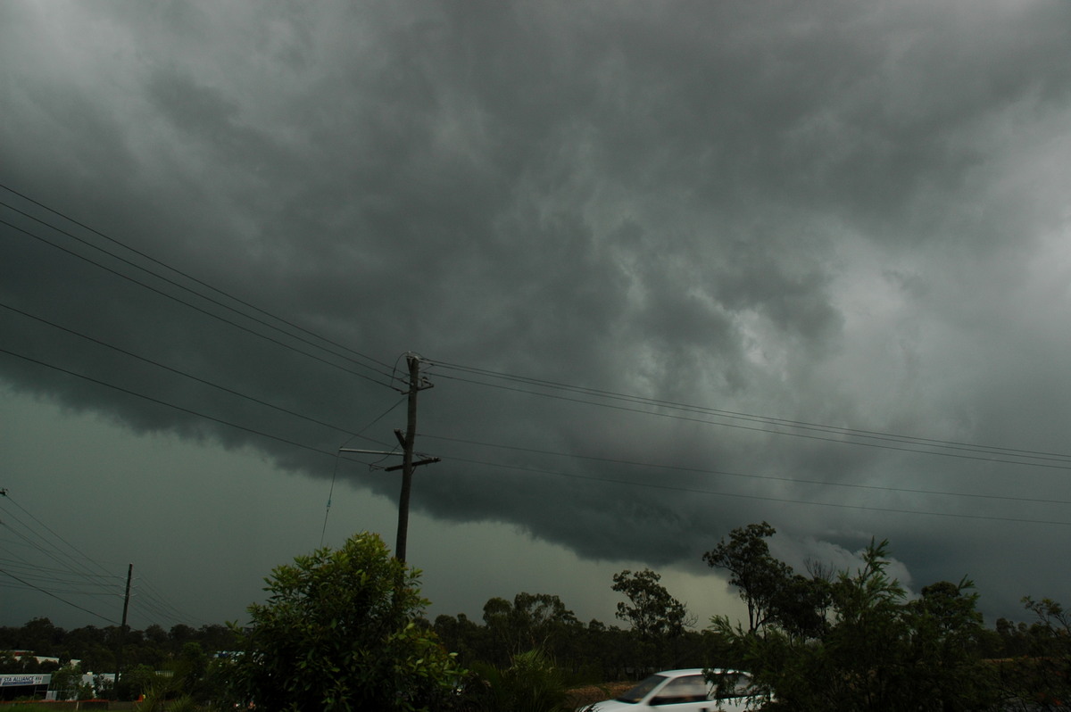 cumulonimbus thunderstorm_base : Brisbane, NSW   27 November 2005