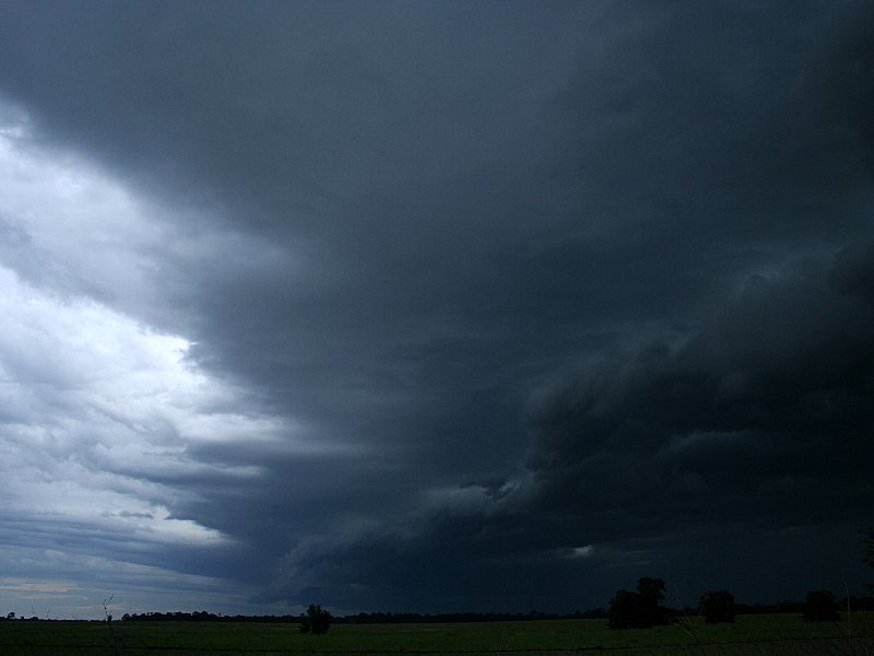 cumulonimbus thunderstorm_base : Richmond, NSW   2 December 2005