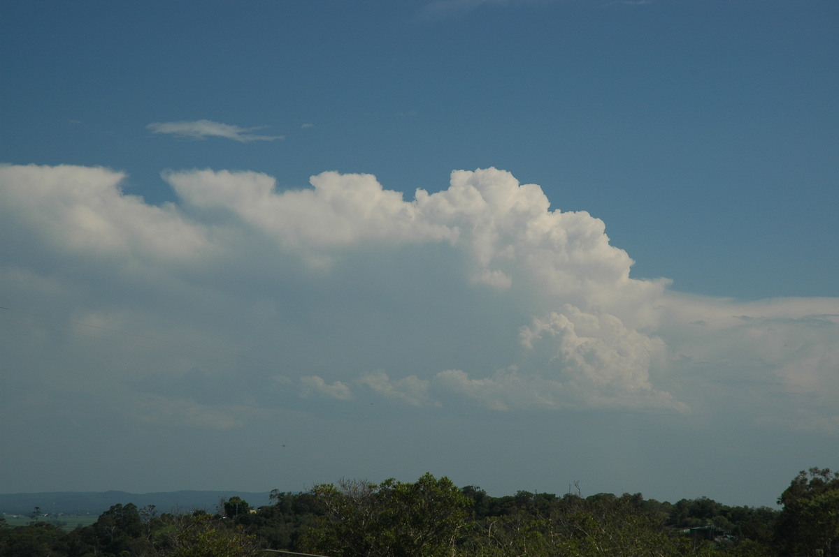 thunderstorm cumulonimbus_incus : near Coraki, NSW   13 December 2005