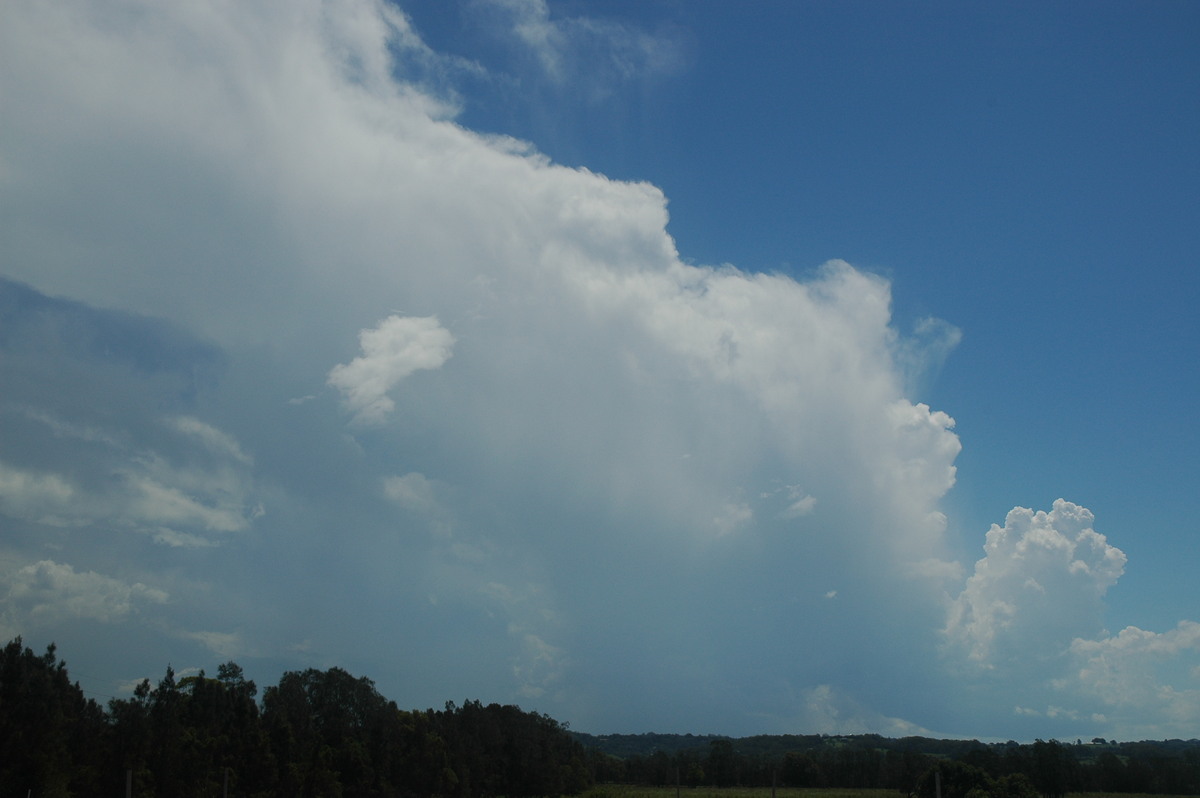 anvil thunderstorm_anvils : Ballina, NSW   17 December 2005