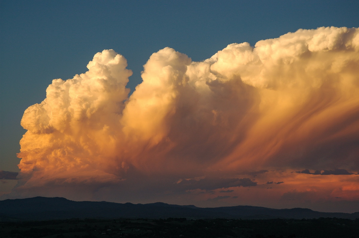 thunderstorm cumulonimbus_incus : McLeans Ridges, NSW   17 December 2005