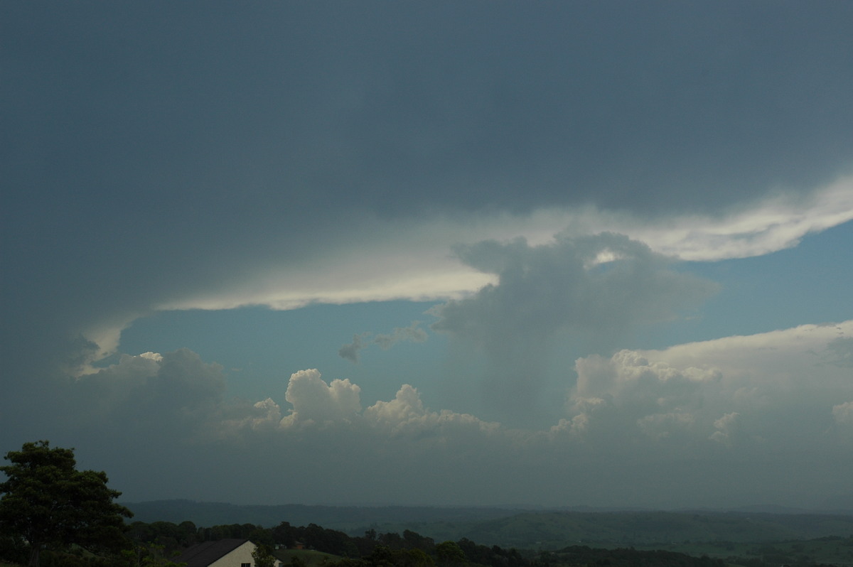 cumulonimbus supercell_thunderstorm : McLeans Ridges, NSW   25 December 2005