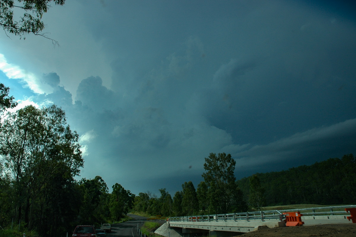 updraft thunderstorm_updrafts : NW of Brisbane, QLD   26 December 2005