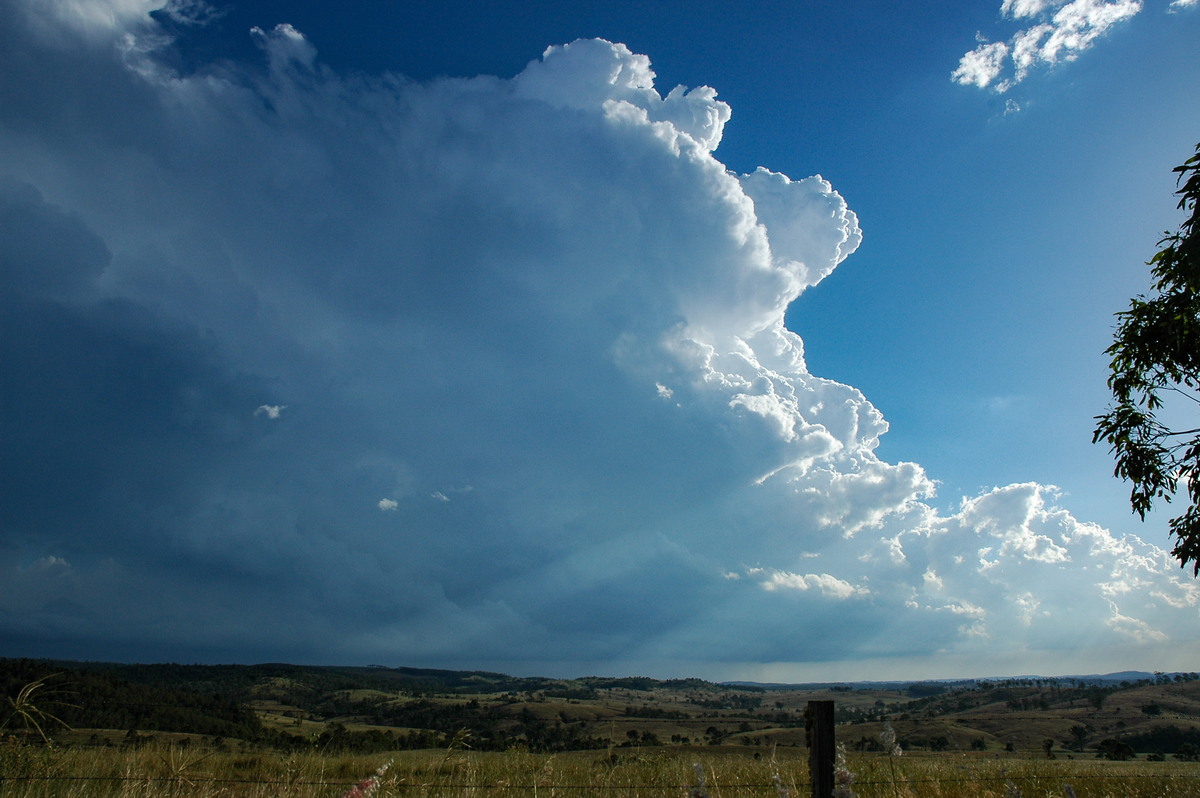 thunderstorm cumulonimbus_incus : near Yarraman, QLD   26 December 2005