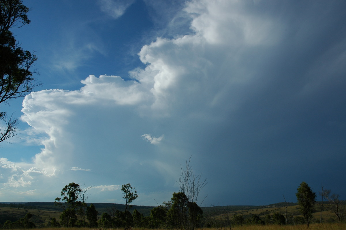 thunderstorm cumulonimbus_incus : near Yarraman, QLD   26 December 2005