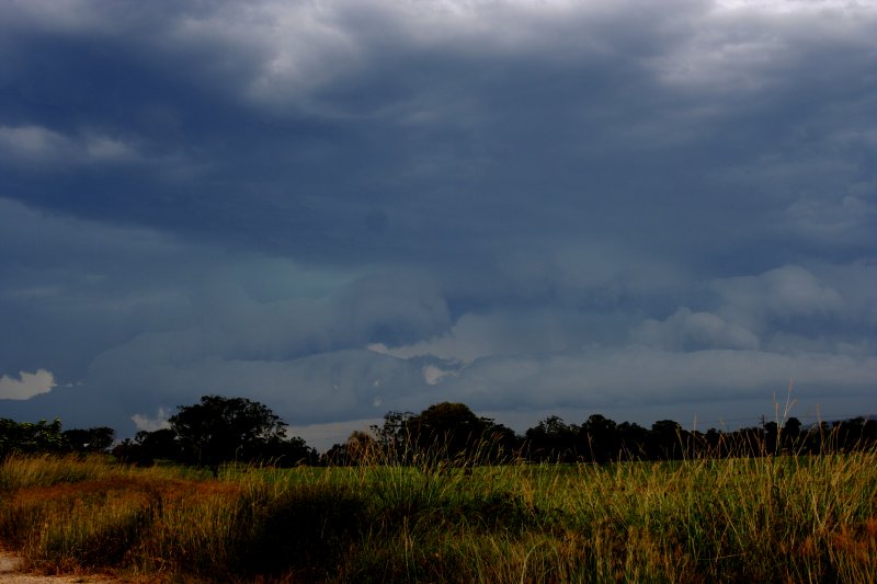 cumulonimbus thunderstorm_base : S of Nambucca Heads, NSW   28 December 2005
