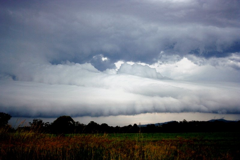 cumulonimbus thunderstorm_base : S of Nambucca Heads, NSW   28 December 2005