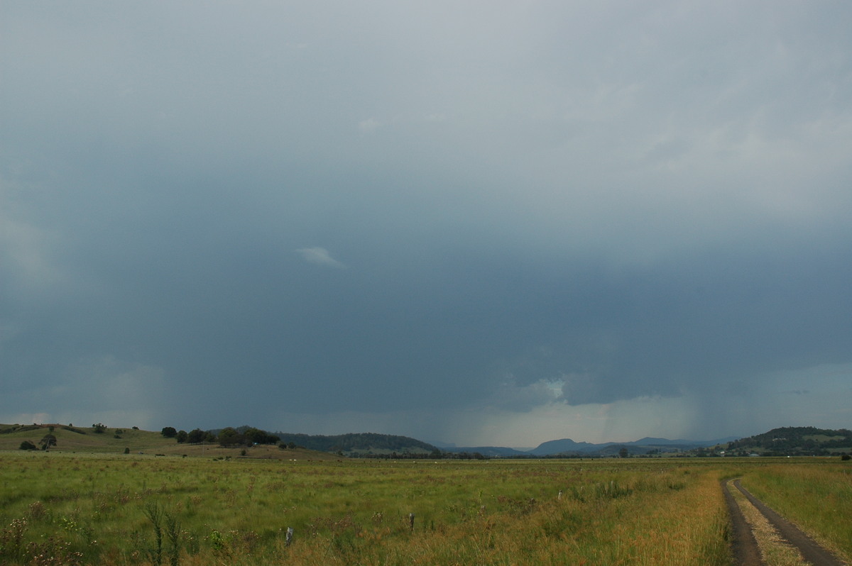 cumulonimbus thunderstorm_base : Lismore, NSW   3 January 2006