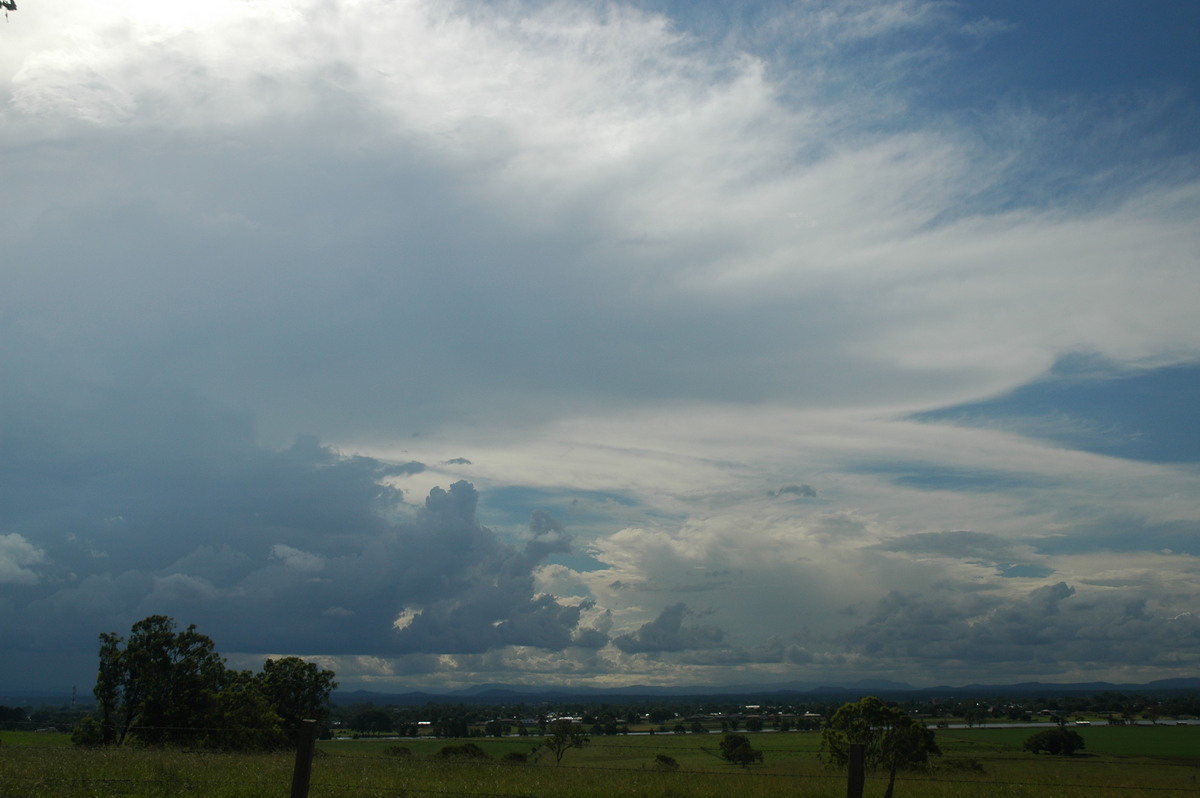 anvil thunderstorm_anvils : near Grafton, NSW   12 February 2006