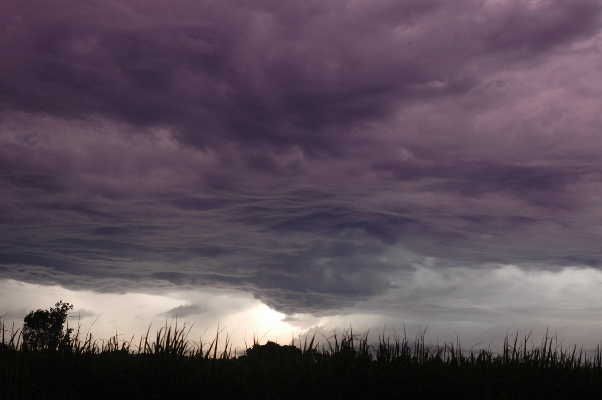 cumulonimbus thunderstorm_base : Woodburn, NSW   13 February 2006