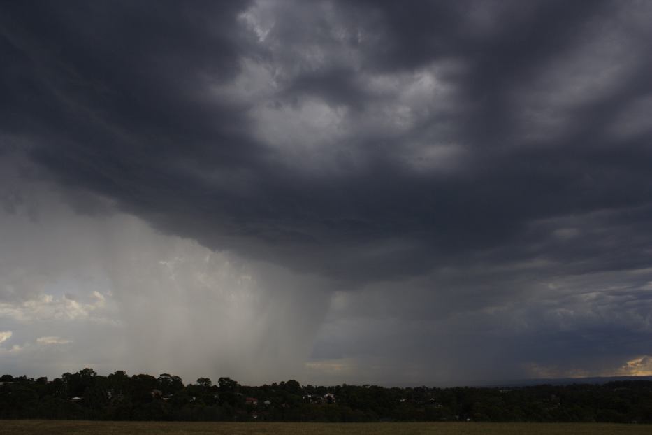 cumulonimbus thunderstorm_base : Rooty Hill, NSW   18 February 2006