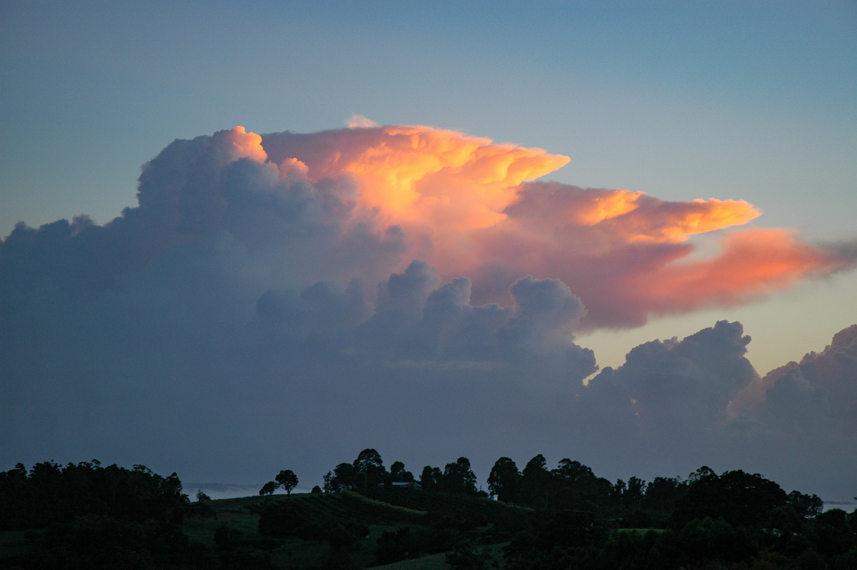 thunderstorm cumulonimbus_incus : McLeans Ridges, NSW   27 February 2006