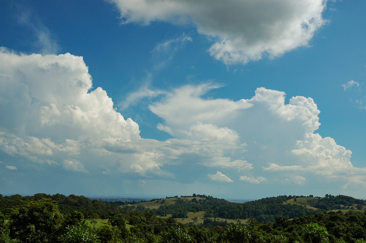 thunderstorm cumulonimbus_incus : Tregeagle, NSW   4 April 2006