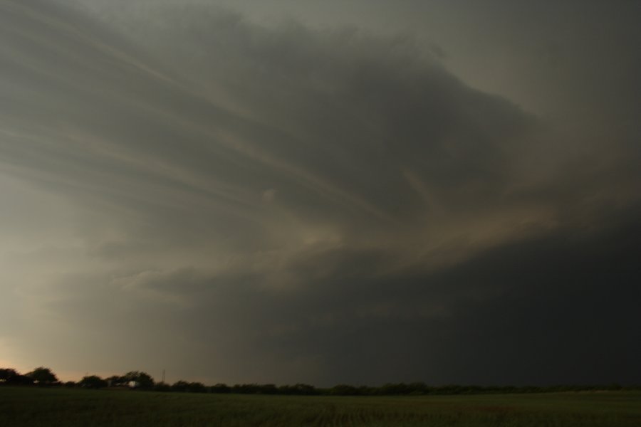 cumulonimbus supercell_thunderstorm : Jayton, Texas, USA   3 May 2006