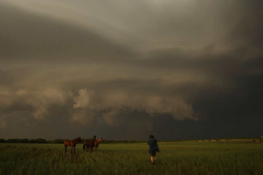 cumulonimbus supercell_thunderstorm : Jayton, Texas, USA   3 May 2006