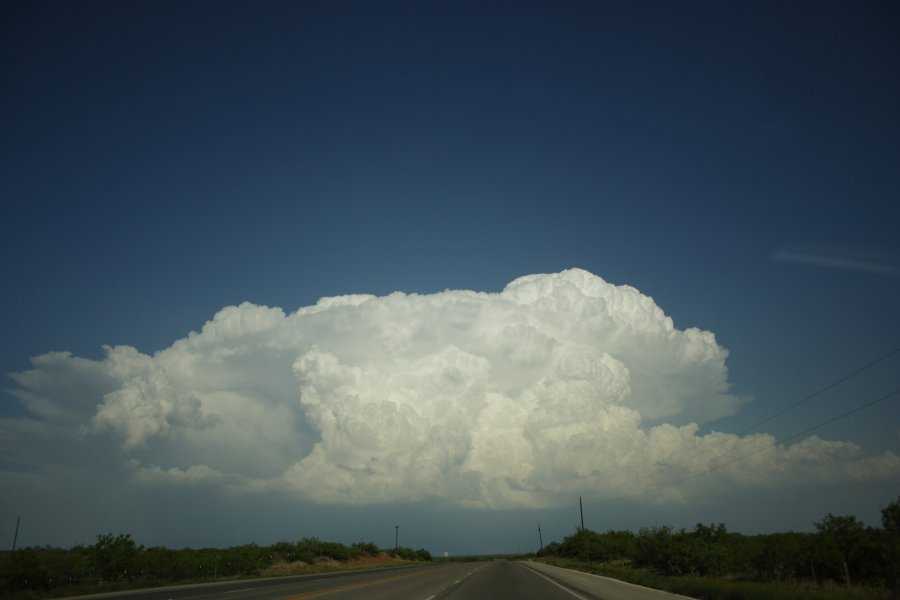 thunderstorm cumulonimbus_incus : Odessa, Texas, USA   4 May 2006