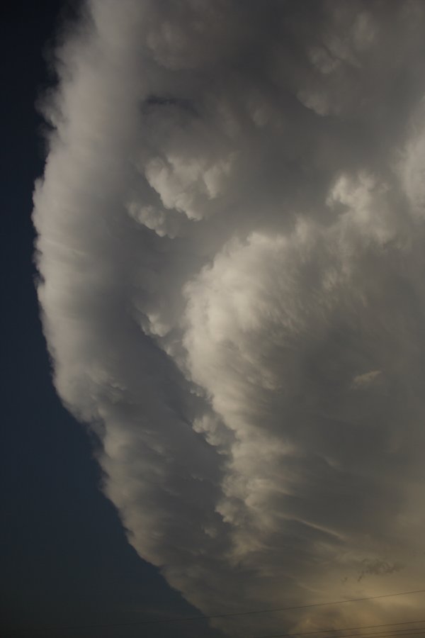 anvil thunderstorm_anvils : SE of Odessa, Texas, USA   4 May 2006