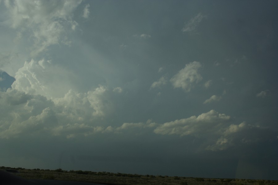 thunderstorm cumulonimbus_incus : SW of Patricia, Texas, USA   5 May 2006