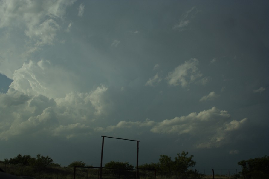 cumulonimbus supercell_thunderstorm : SW of Patricia, Texas, USA   5 May 2006