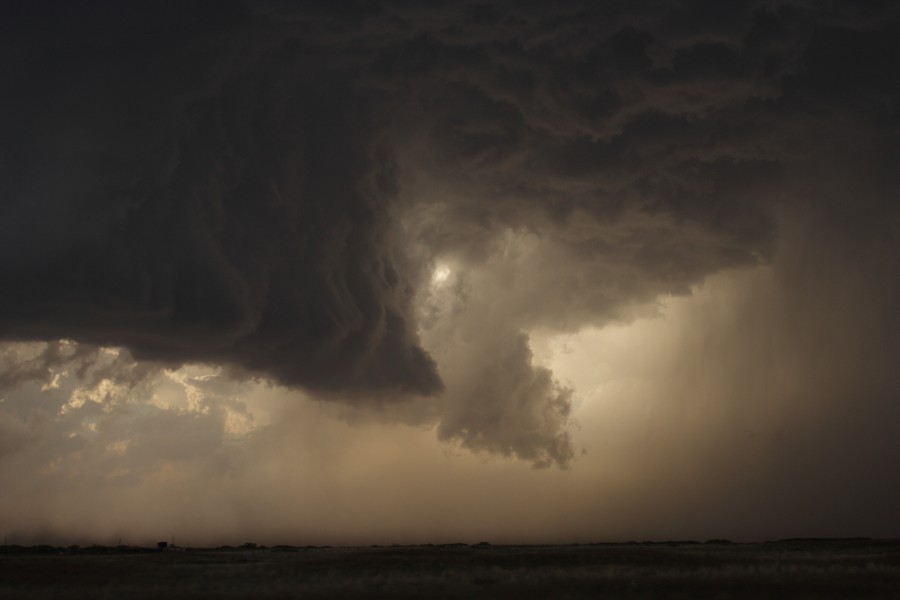 cumulonimbus thunderstorm_base : Patricia, Texas, USA   5 May 2006