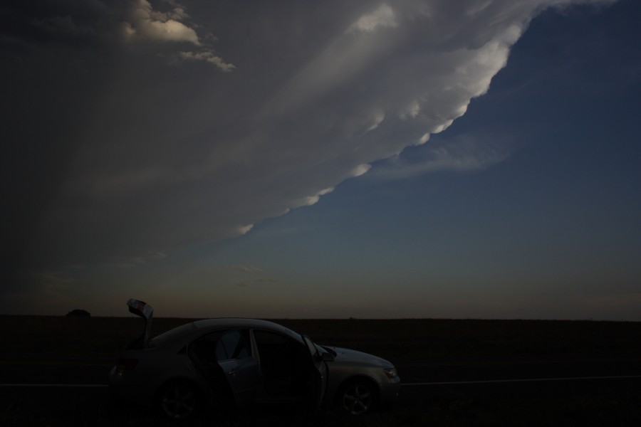 anvil thunderstorm_anvils : Patricia, Texas, USA   5 May 2006