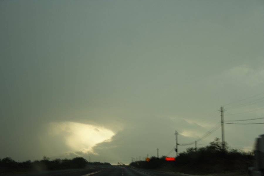 cumulonimbus thunderstorm_base : Del Rio, Texas, USA   14 May 2006