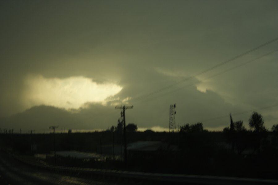 cumulonimbus thunderstorm_base : Del Rio, Texas, USA   14 May 2006