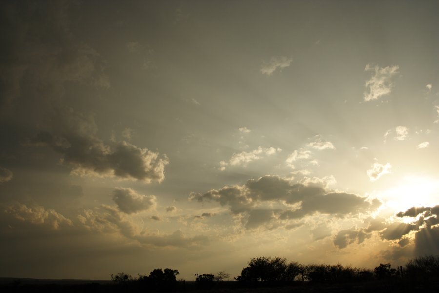 cumulus humilis : Del Rio, Texas, USA   14 May 2006